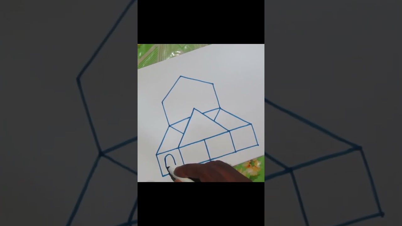 How to drawing catholic church very easy