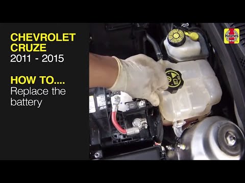 How to Replace the battery on the Chevrolet Cruze 2011 to 2015