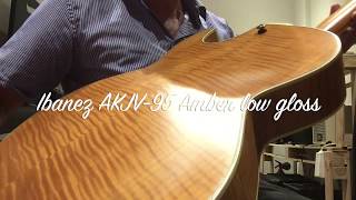 Video thumbnail for Ibanez AKJV-95DAL "Amber low gloss" by rhum66