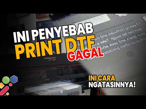 CARA MUDAH MENGHILANGKAN BAYANGAN PADA PRINT DTF
