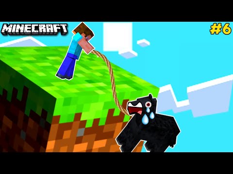 I LOST MY HORSE IN MINECRAFT ONE BLOCK | BEDROCK EDITION | MINECRAFT SURVIVAL GAMEPLAY #6