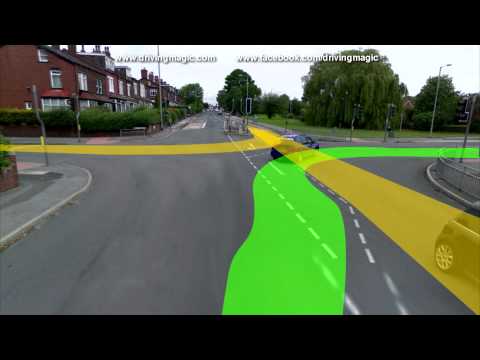 Crossroads - Where do I position when turning right at crossroads? Driving Lessons