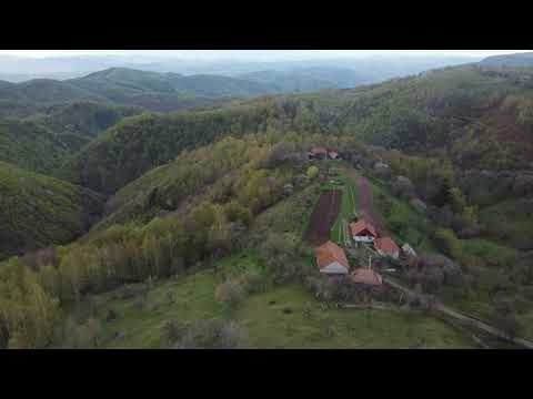 Munții Orăștiei, seara, Imagini Aeriene, zona Târsa