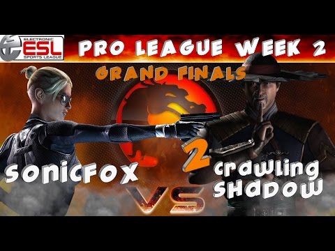 WEEK 2 (Grand Finals) - Mortal Kombat X: ESL Season 2 - Sonicfox vs Crawling Shadow