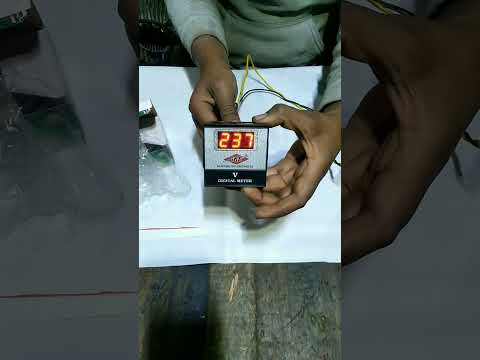voltage digital meter #electronic #working #electrictips #tipsandtricks #hometips #trending #shorts