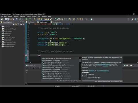 30 _ Stringbuffer And Stringbuilder In Java Mutable Strings