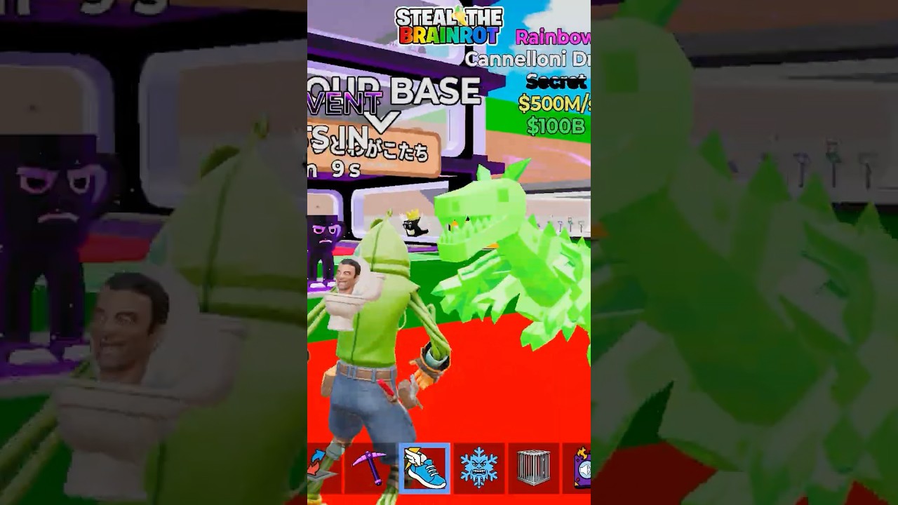 4倍ラッキーデーでまさかの、、、！ブレインロット#フォートナイト#クリエマップ