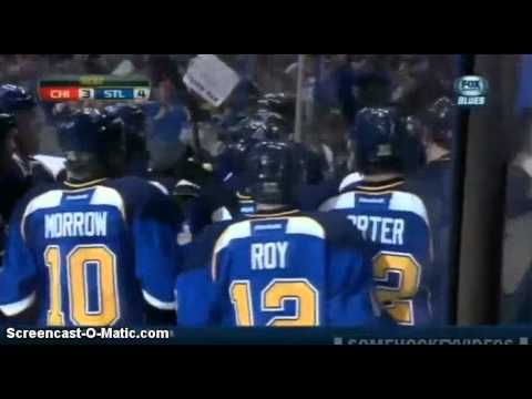 Alex Steen OT goal vs. Chicago Blackhawks Game 1