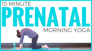 Prenatal Morning Yoga Routine | 15 min
