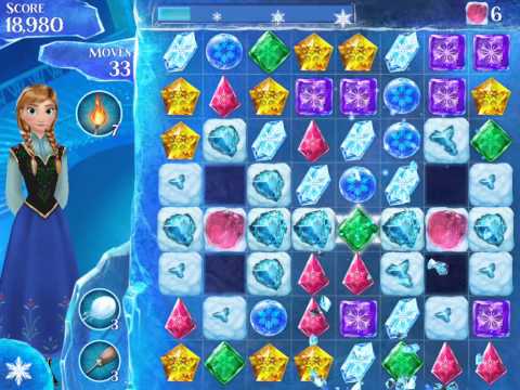 Frozen Free Fall Level 159 Live Action Play Walkthrough