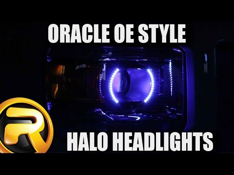 How to Install Oracle LED Headlight Halo Kit Color Shift on a 2014 GMC Sierra