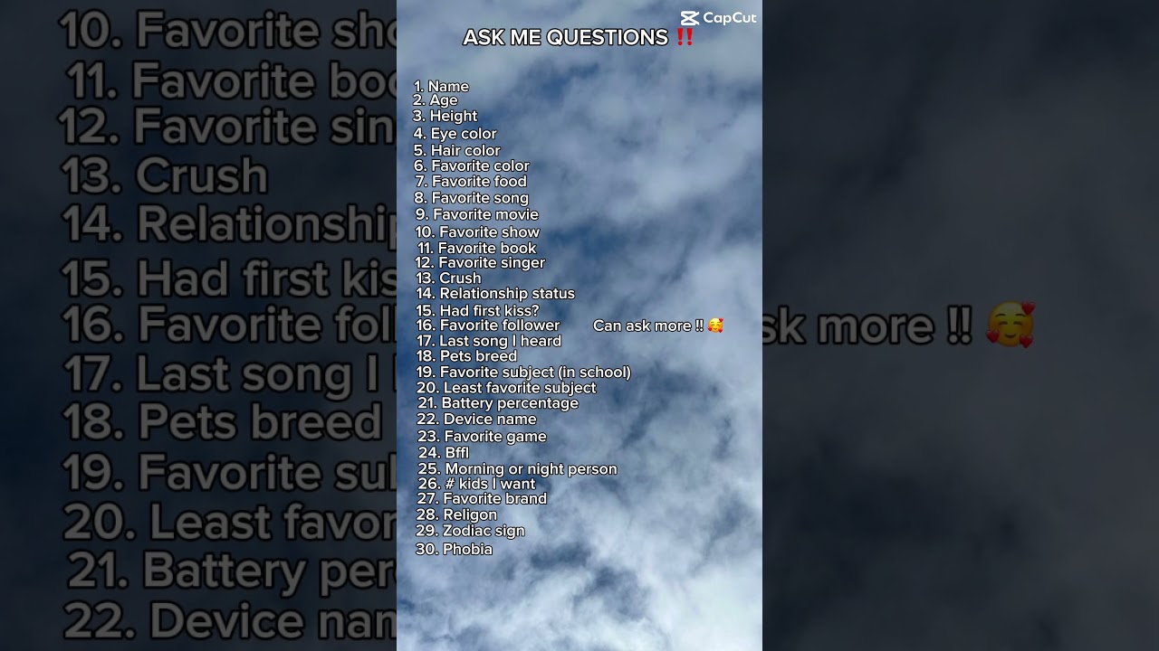 I will answer every question #cloudview #qustions_answers #answers #30questions #q_and_a