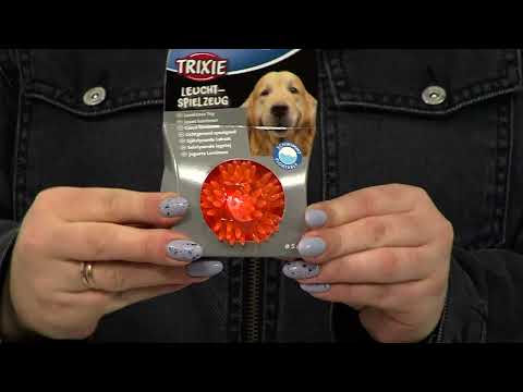 Игрушка для собак Trixie Мяч-ёж термопластрезина светящийся без звука 5см. - фото 1 - id-p1458140184