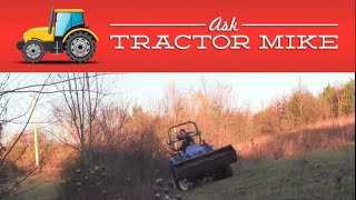 How Steep a Slope Can I Take My Tractor On Without Rolling it Over?