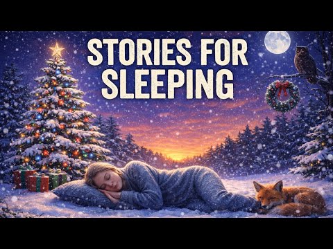12 HOURS of Bedtime Stories for Adults 🎅🎄  | Rain Sounds 🌧 | Black Screen