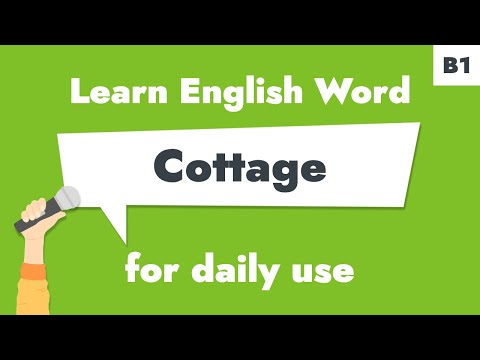 #085 – "Cottage" | Learn B1 English Noun – Enjoy peaceful countryside escapes.