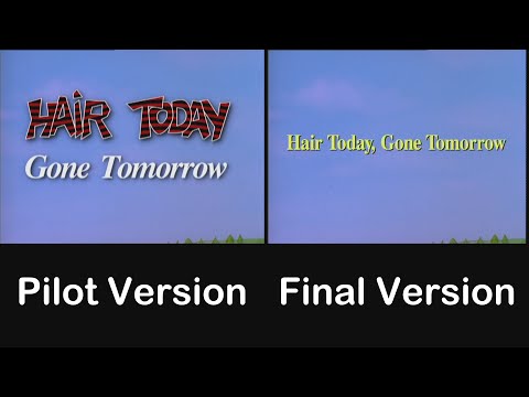 Dennis and Gnasher (1996) - Hair Today, Gone Tomorrow (Pilot vs. Final comparison)