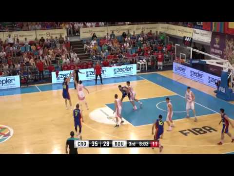 Emanuel Cate, MVP del Sub-20 B: 20 puntos y 14 rebotes en la final ante Croacia