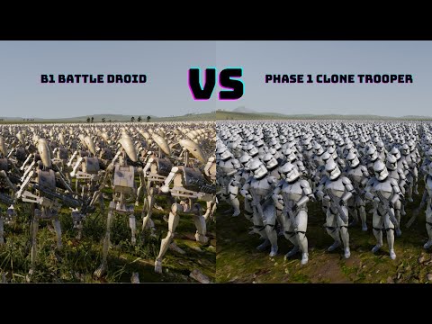 NEW CLONE WARS MOD FOR UEBS 2! 500k vs 500k