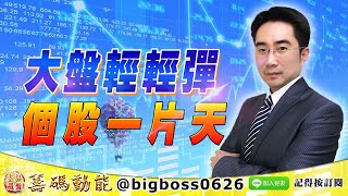 【大戶羅盤籌碼動能】 #謝宗霖 0927，大盤輕輕彈 個股一片天 (圖)