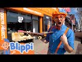 Blippi Learns To Skateboard With Shaun White Educational Videos For Kids