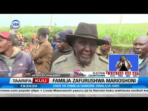 Familia 50 Zalia Marioshoni Baada ya Polisi Kubomoa na Kuchoma Makazi Yao