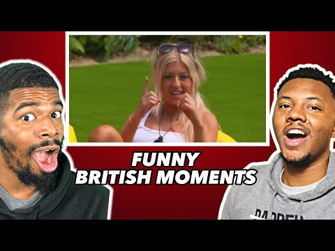 AMERICANS REACT TO Around 11 Minutes Of The Funniest British Moments