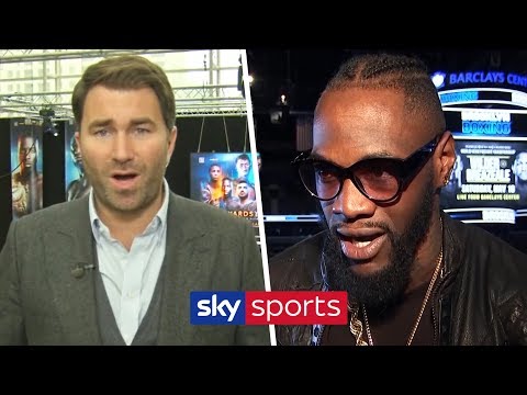 Eddie Hearn reacts to Deontay Wilder's claim that Anthony Joshua doesn't want a unification clash