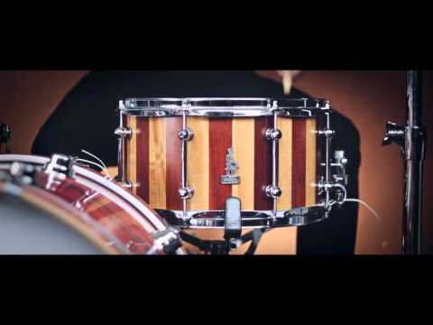 Brady 13x7" Hybrid Jarrah/Lemon Scented Gum Block Snare Drum