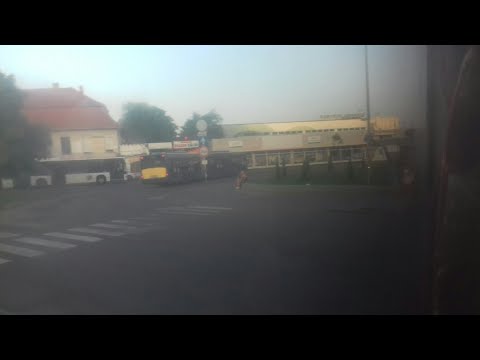 A miskolci autóbusz állomás+villamos és autóbusz közlekedés a Szinvapark és a Centrum környékén.