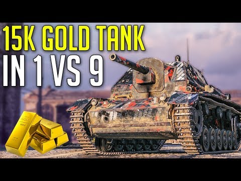 Stupid Expensive Tank in 1 vs 9 Battle | World of Tanks SU-76I Gameplay