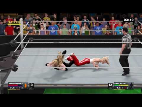 WWE 2K17 Torrie Wilson VS Jennifer Lawrence In A Ironman Match