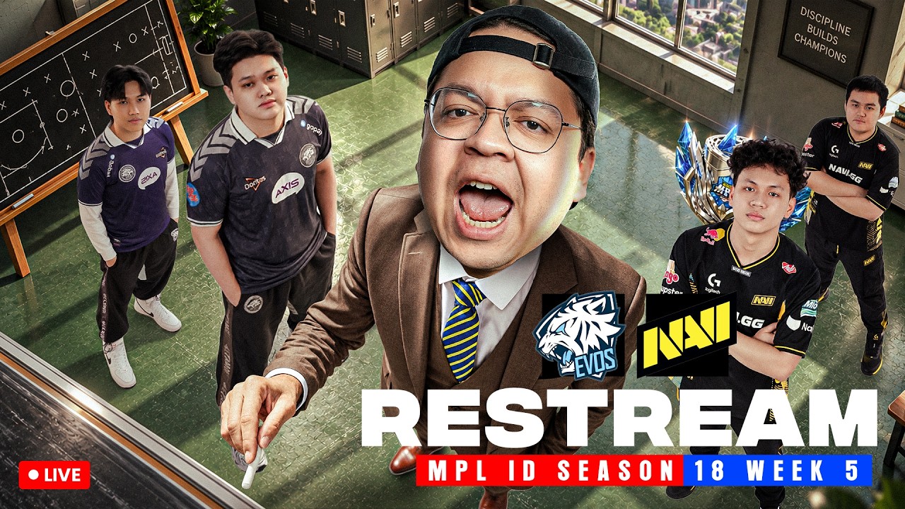 ⚔️ RESTREAM KEBANGKITAN KING EVOS VS NAVI ⚔️ TOP UP DI OURASTORE.COM