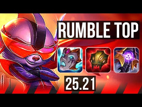 RUMBLE vs RENEKTON (TOP) | Legendary | KR Diamond | 25.21