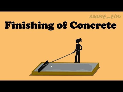Finishing of Concrete || Manufacture of Concrete #37 ||