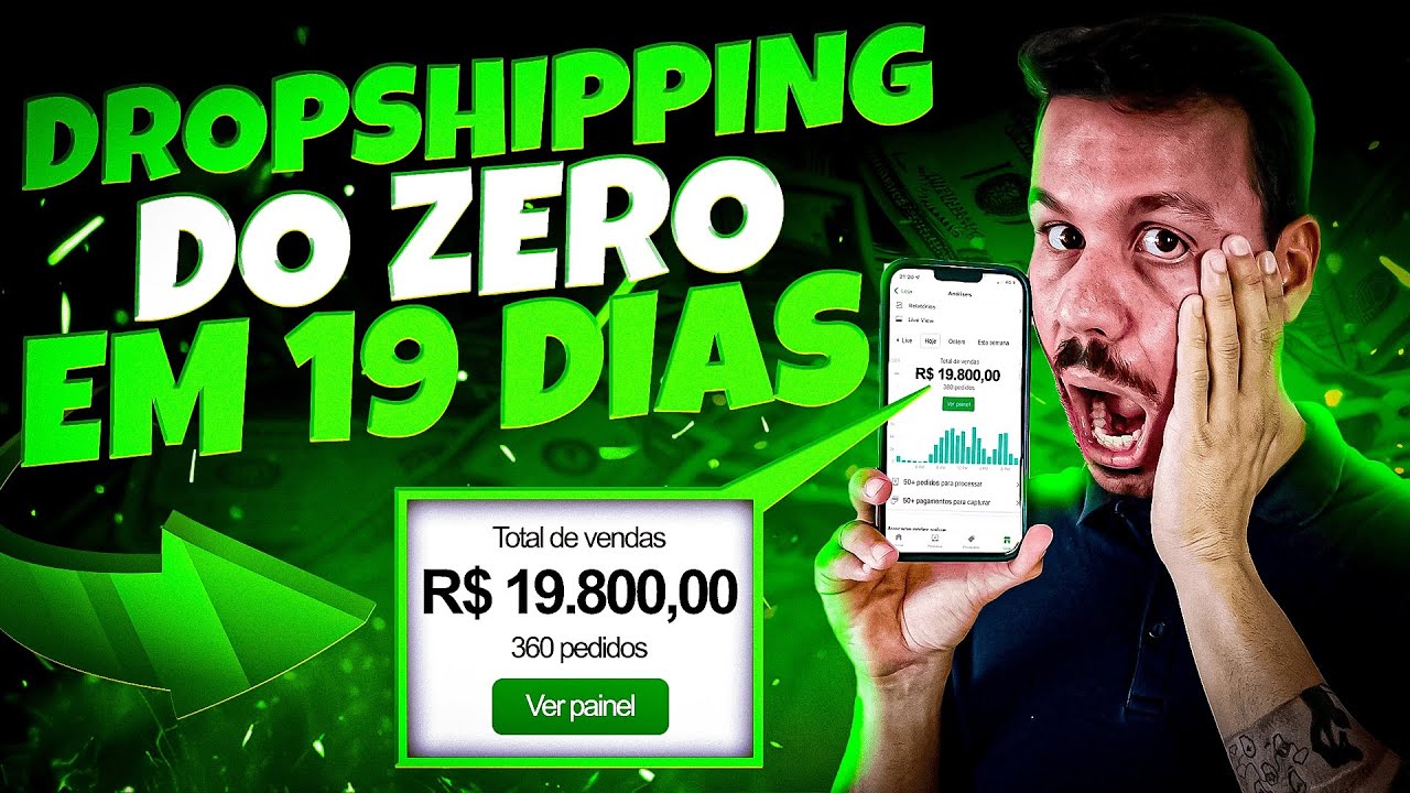 COMO FIZ R$19.800 DE LUCRO DO ZERO EM 19 DIAS (Dropshipping)