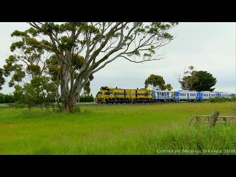 Metro Trains Melbourne Xtrapolis Transfer By Southern Shorthaul Railroad (25/10/2017) - PoathTV