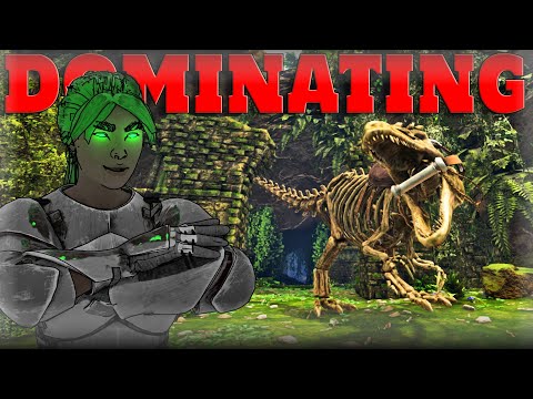 DOMINATING a full tribe! Ark Survival Evolved