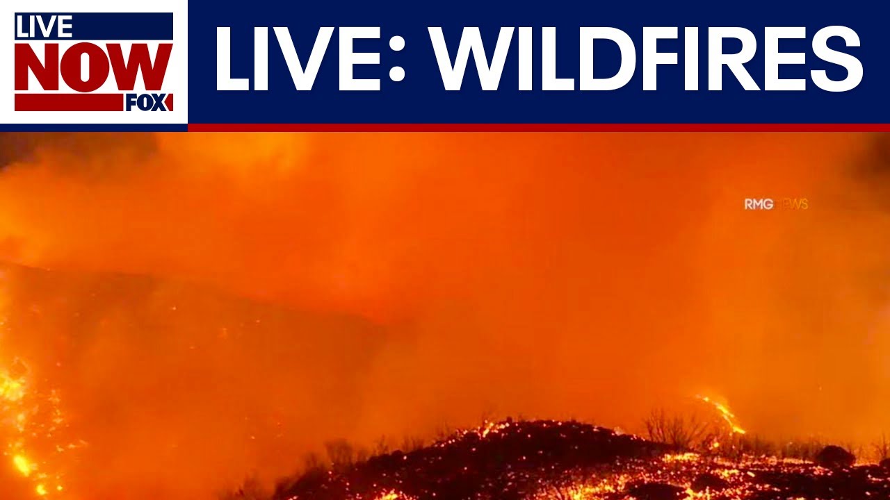 LIVE CAMERAS: LA Wildfires in California, Palisades evacuated, Eaton fire, Hurst fire, Woodley fire