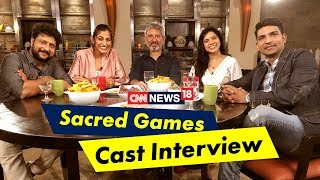 Sacred Games Cast Interview | Rajeev Masand | Netflix Web Series | CNN News18 video