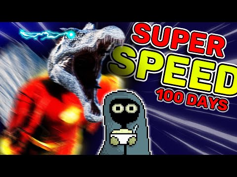 ARK at 100 TIMES SPEED is Insanity - 100 Days