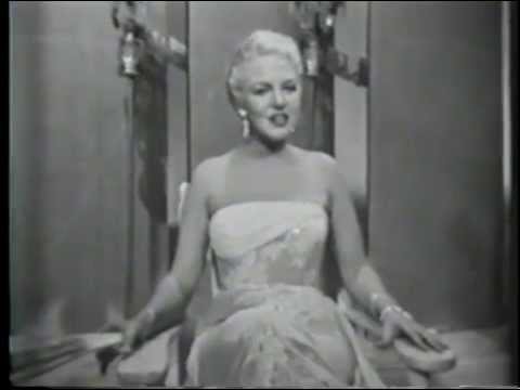 Peggy Lee, Blues in the Night, 1957 TV Appearance