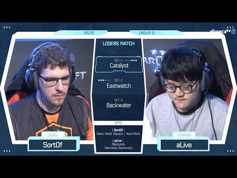 [2018 GSL Season 2] Code S Ro.32 Group D Match4 SortOf vs aLive