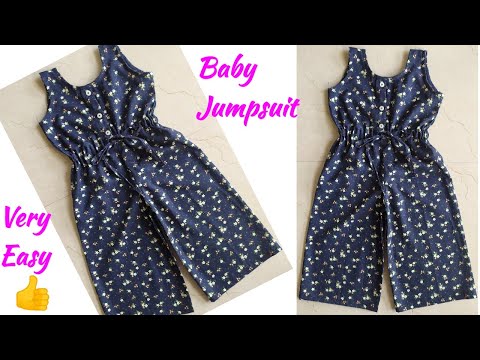 Stylish Baby Jumpsuit/Dungaree Dress Cutting and Stitching