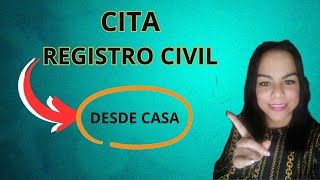 🎈COMO PEDIR CITA PREVIA en el REGISTRO CIVIL👉➡(ONLINE)✅