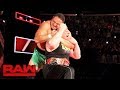 Samoa Joe Traps Brock Lesnar In The Coquina Clutch Raw June 26 2017