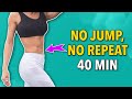 40 MINUTE FULL BODY WORKOUT – NO JUMPING, NO REPEATS