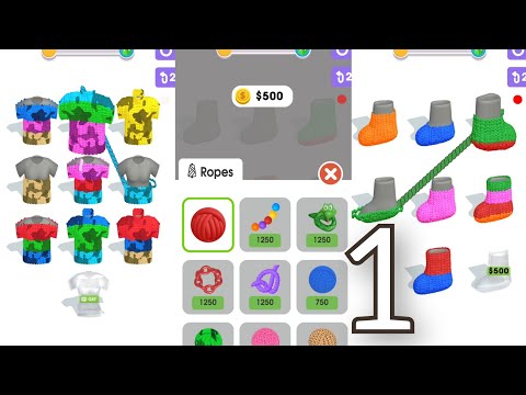 Knit Sort Puzzle - Gameplay 1 - YouTube