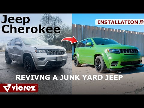 From Wrecked Copart find to Factory : Jeep Grand Cherokee Rebuilt with Vicrez OE Replacement Parts