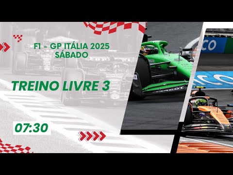 FORMULA 1 AO VIVO | TREINO LIVRE 3 - GP ITÁLIA MONZA LIVE TIMING